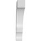 Ekena Millwork 5 1/2-in. W x 28-in. D x 32-in. H Balboa Architectural Grade PVC Knee Brace BRCP055X28X32BOA - alternate 2